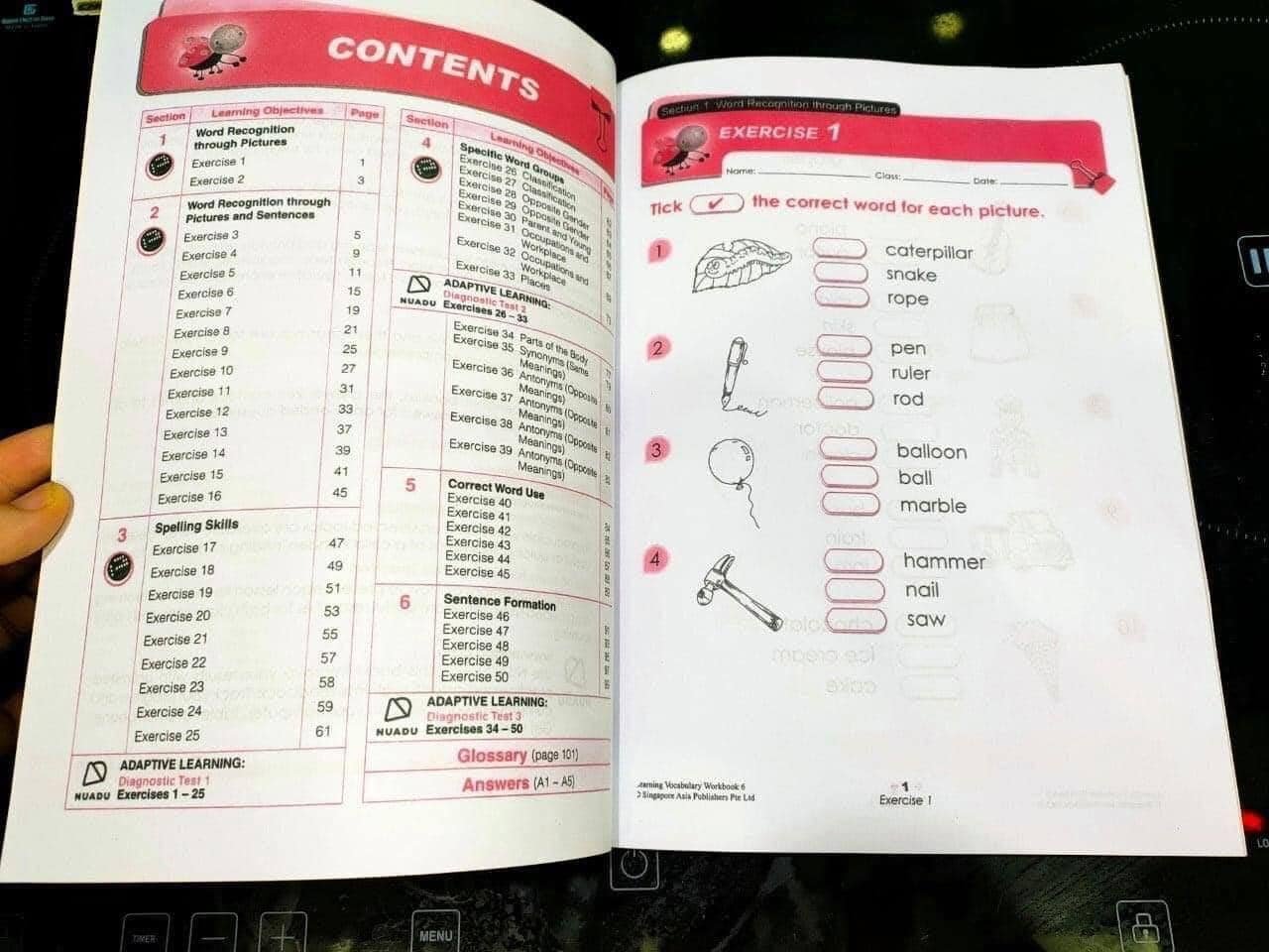 Sách Tiếng Anh Learning Vocabulary 1-6 (6 quyển)