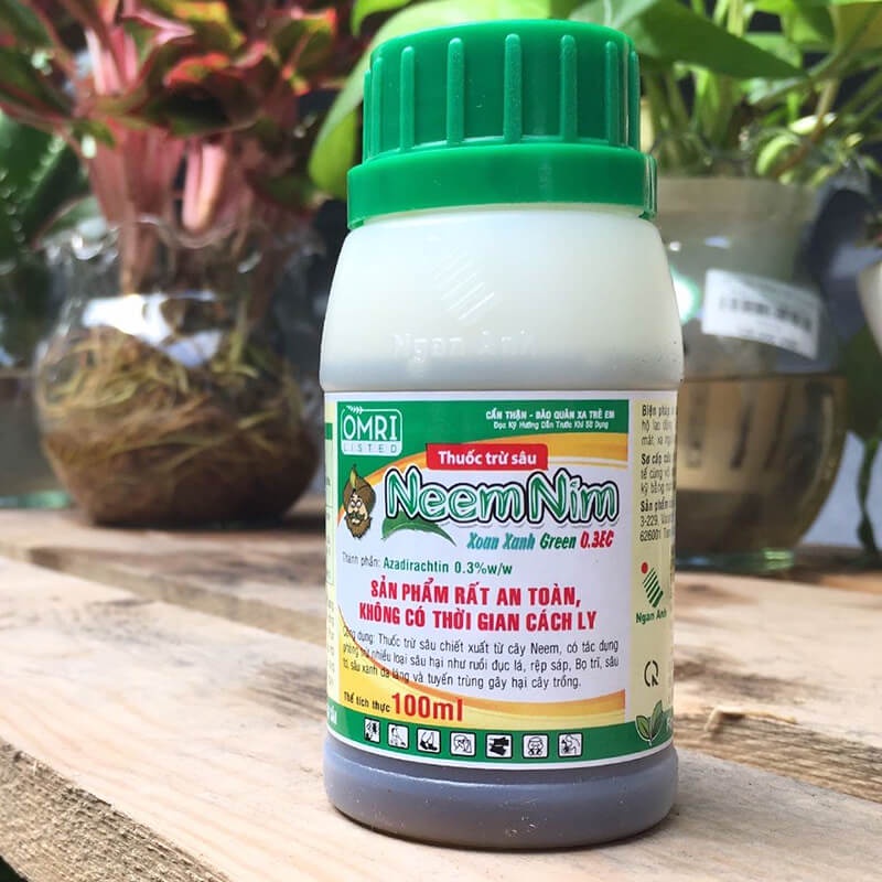 Phân bón lá dầu neem hữu cơ phòng trừ các loại sâu rệp
