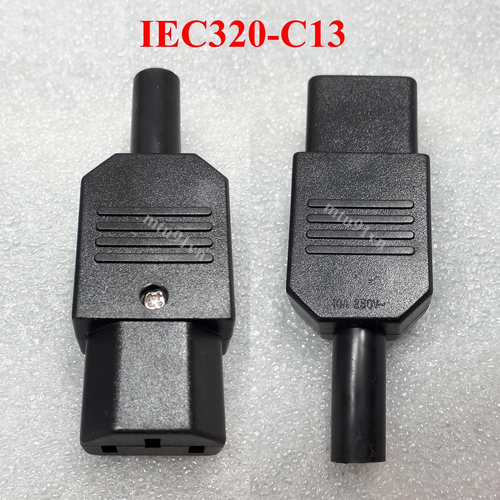 Phích Cắm Nguồn C13 / C14 (Chuẩn IEC320-C13 & IEC320-C14)