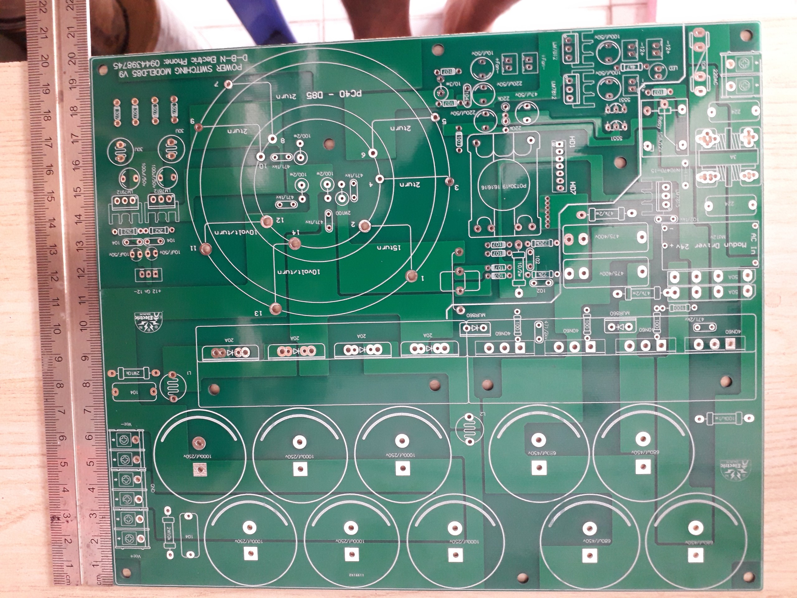 PCB NGUỒN XUNG V9 4000W
