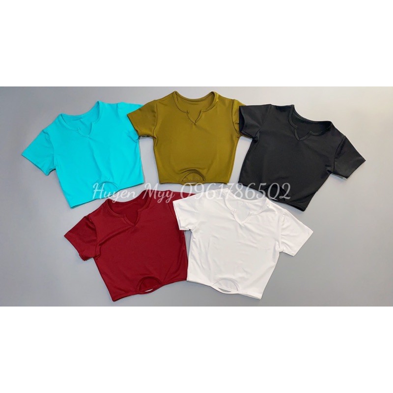 Áo Croptop Khoét Cổ V
