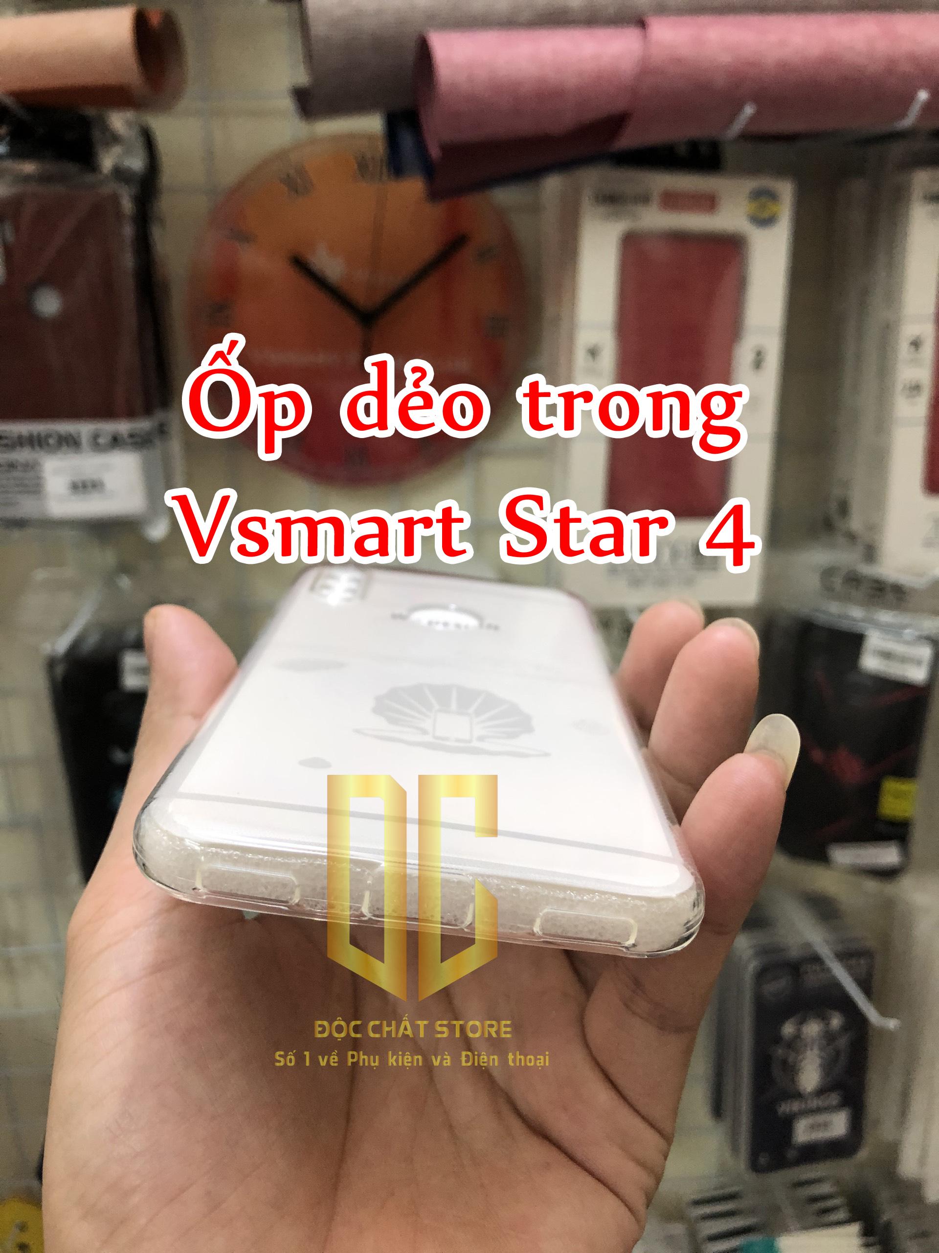 Vsmart Star 4 - Ốp Dẻo TPU Đen Nhám/ Trong suốt