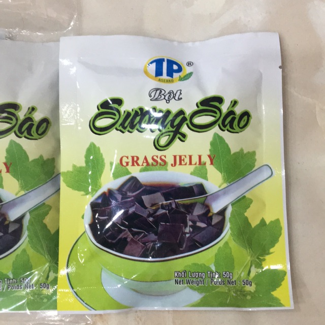 10 gói Bột sương sáo đen asea gói 50g/thạch đen/MS99/