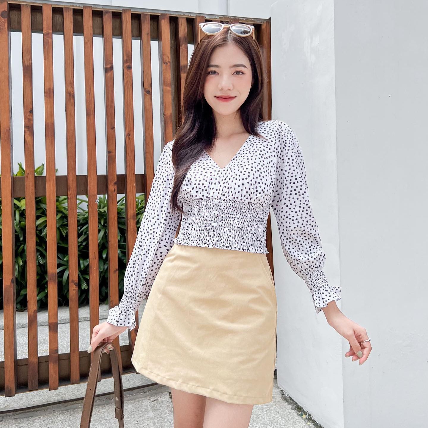 Áo KRIMA - Áo bo chun eo hoa nhí