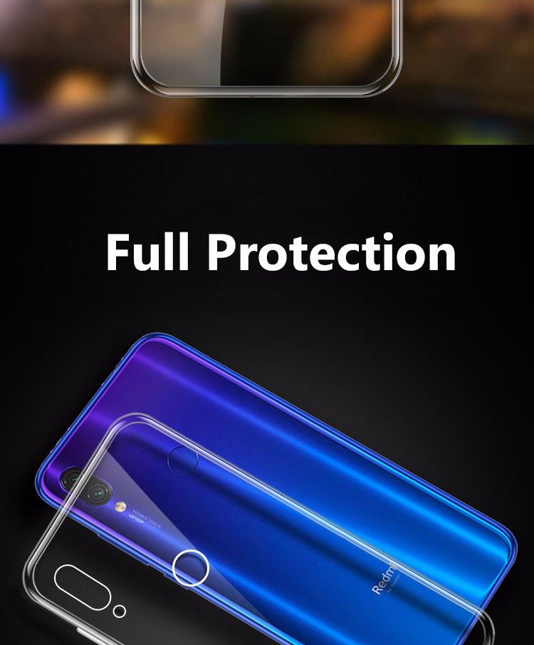 Ốp Lưng Silicon Trong Suốt Cho Xiaomi Redmi 7