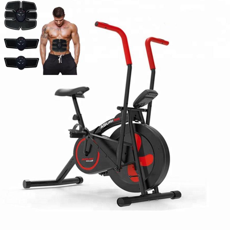 Bảng giá Xe Đạp Tập Thể Dục Tại Nhà Aguri AGA-205 + Kèm máy massage xung điện EMS