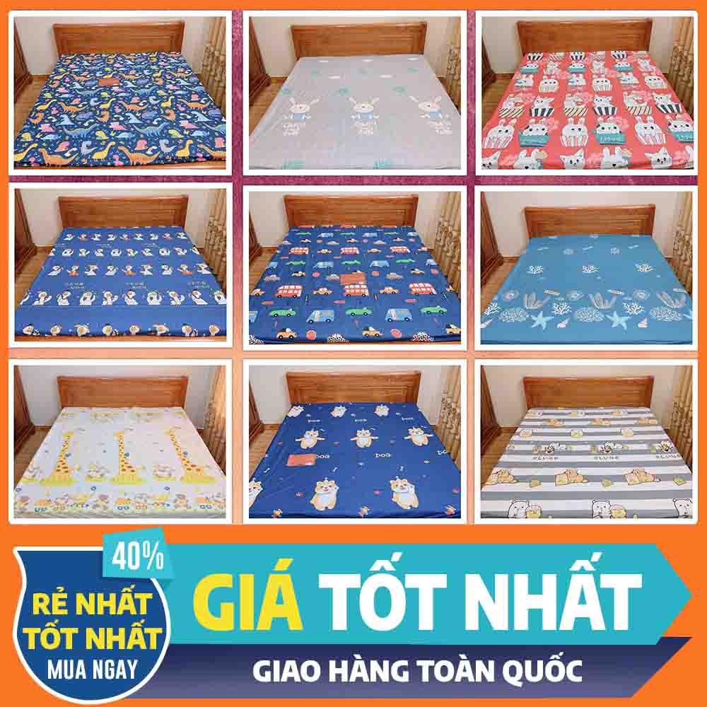 [HCM] GRA CHỐNG THẤM CHO BÉ 100% COTTON THOÁNG MÁT SIZE 1m8x2mx10cm (GIAO MÀU NGẪU NHIÊN)