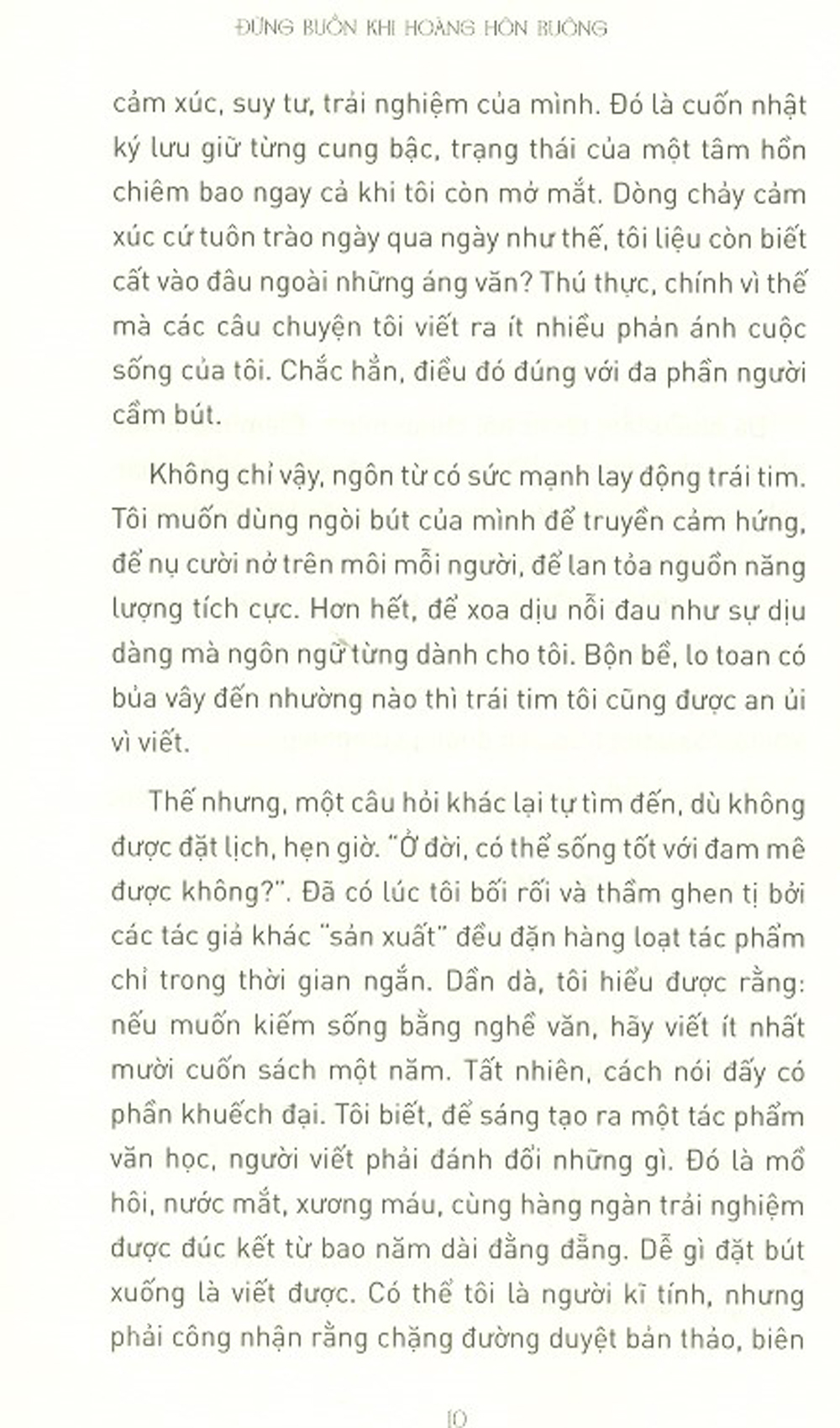 Đừng Buồn Khi Hoàng Hôn Buông
