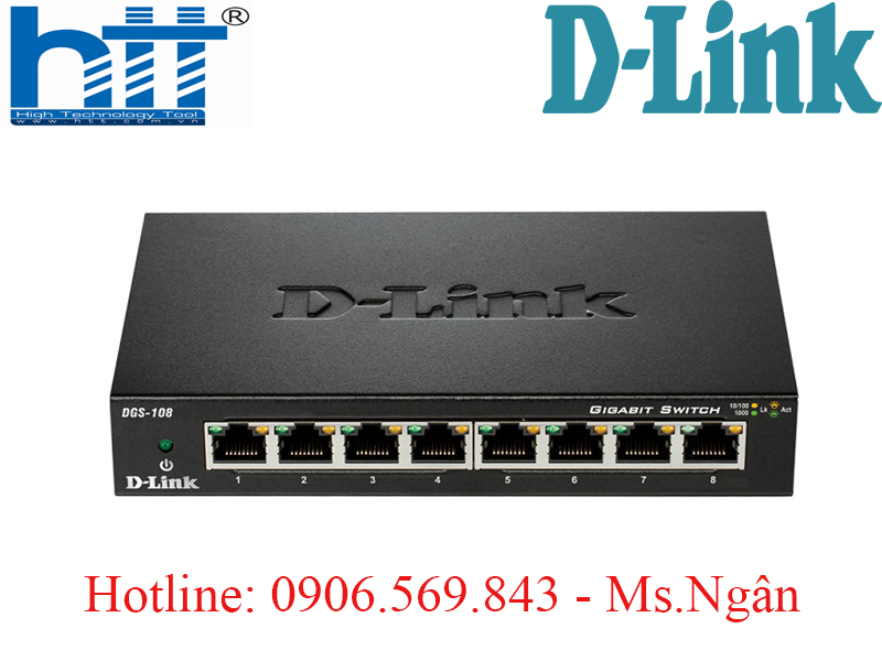 Bộ mở rộng Wifi D-link DGS-108