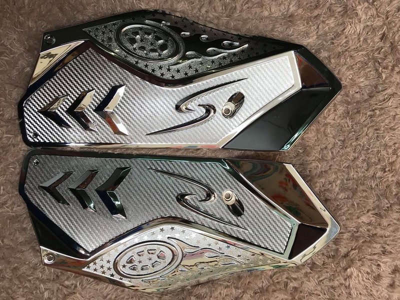 cặp ốp hông lớn mạ crom cho xe air blade 2016 2017 2018 2019