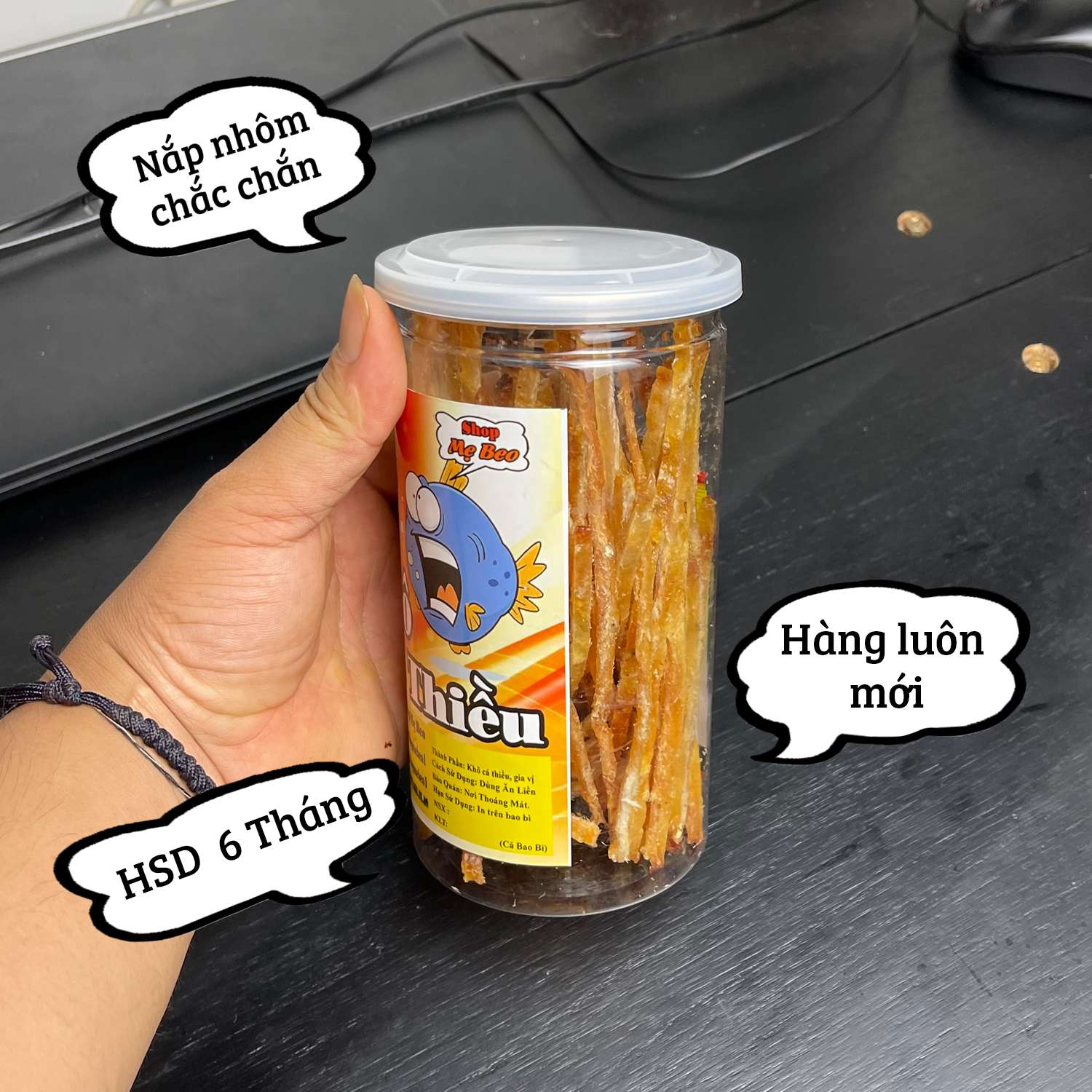 250G Khô Cá Thiều Que SHOP MẸ BEO
