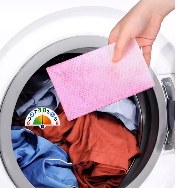 Hộp Giấy Giặt hút màu nhuộm Chống Lem Loang màu Quần áo Túi Lưới Giặt Quần Áo