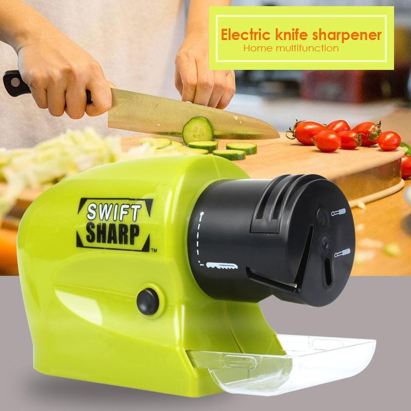 PP Electric Sharpening Tool Knife Sharpener Professional Knife Ceramic Convenient Durable Kitchen Accessories Sharpening Electric Knife Sharpener