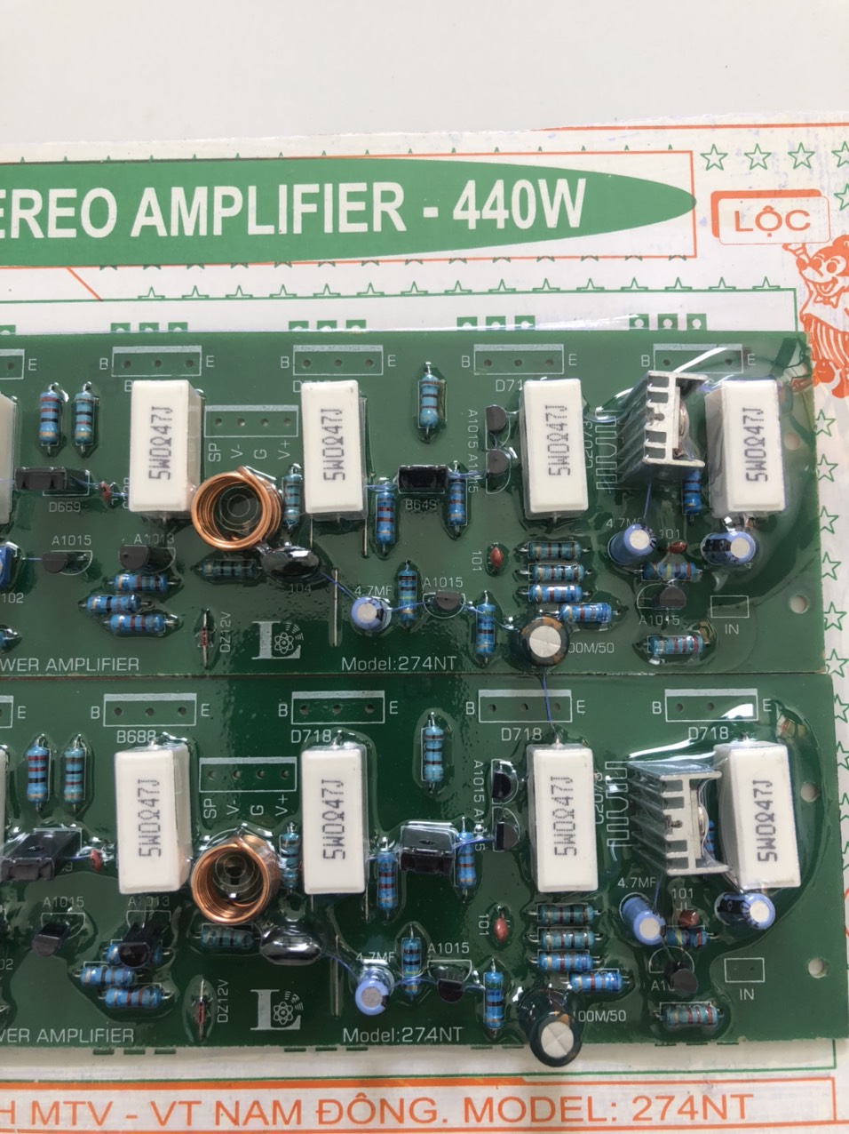MẠCH CÔNG SUẤT AMPLY 12 SÒ 440W