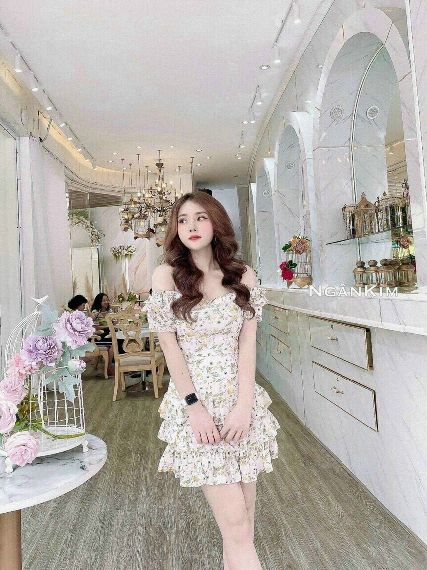 Đầm hoa nhí 💫 size s,m,l 40-55kg