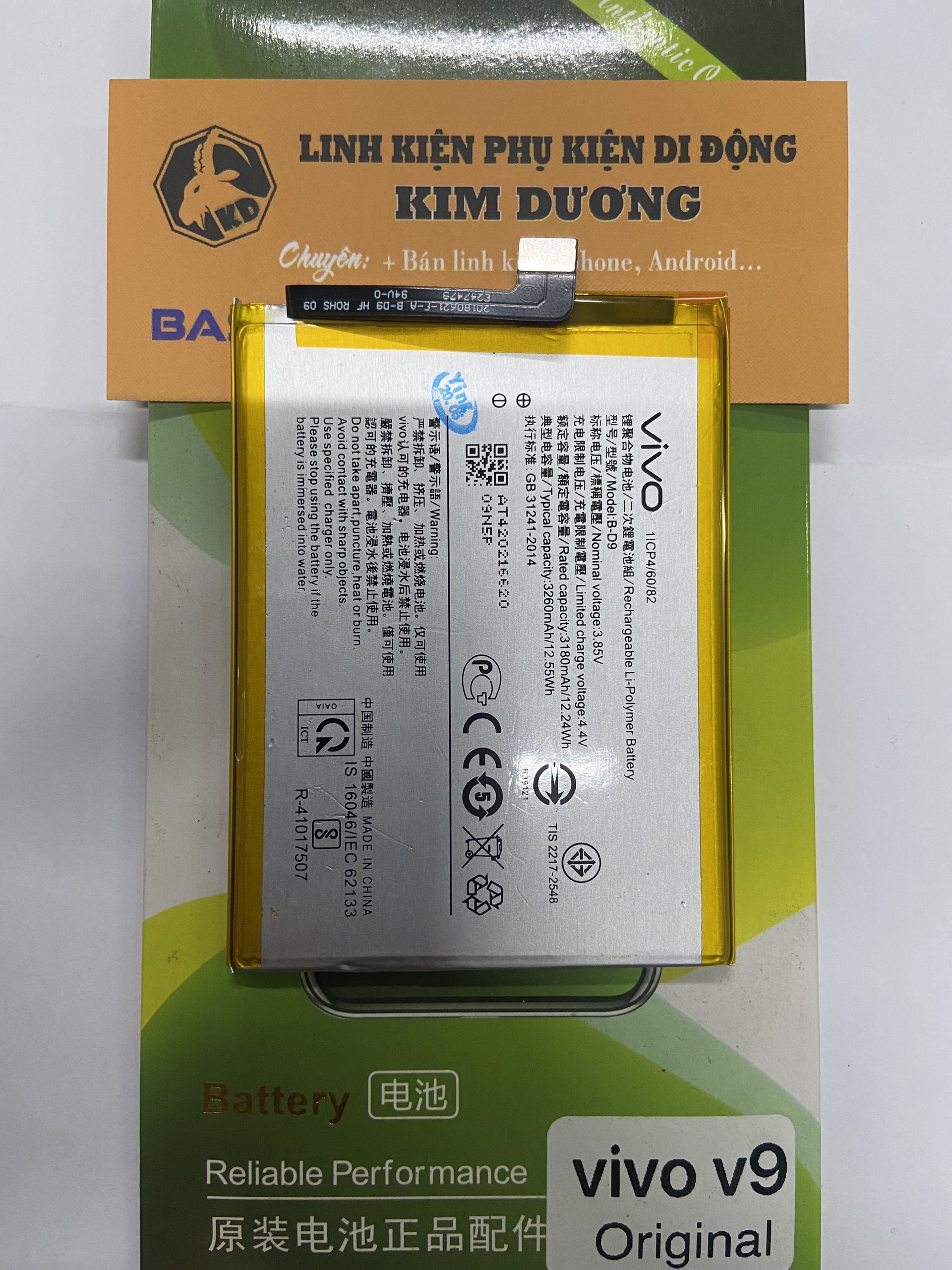 [HCM]Pin Vivo V9 (Mã pin: B-D9)