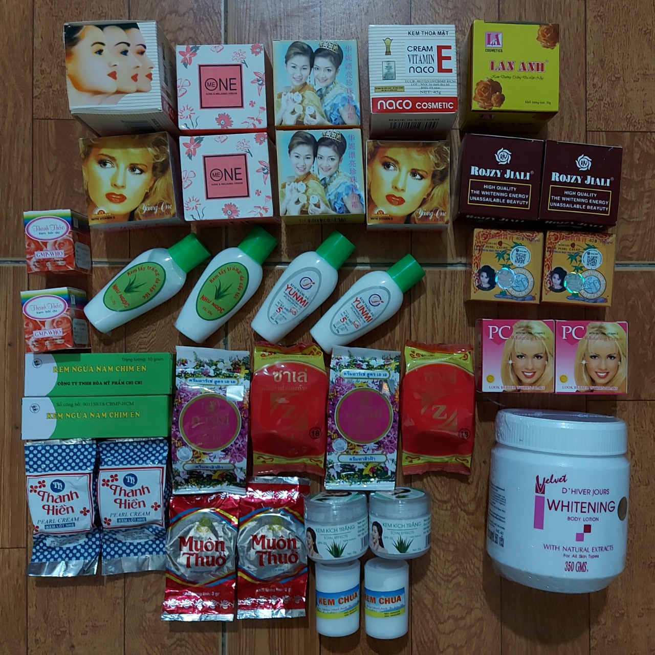 combo kem trắng nhanh sau 7 ngày dùng