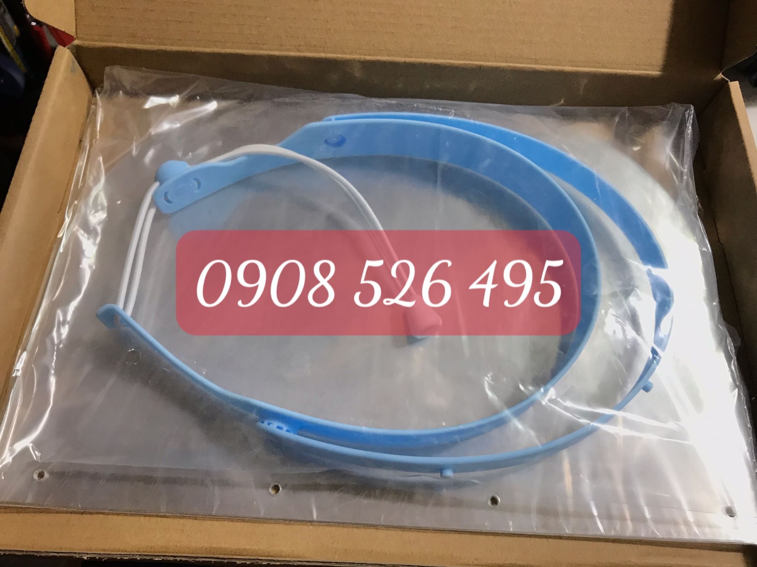 [HCM]Kính che mặt (full face shield) chắn giọt bắn