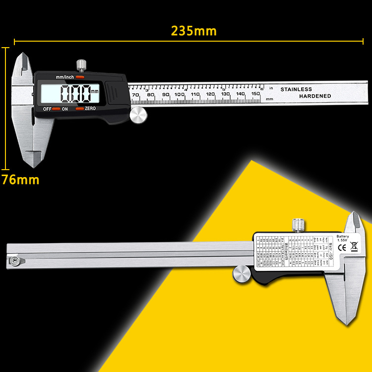Thước kẹp điện tử thép không rỉ 150mm