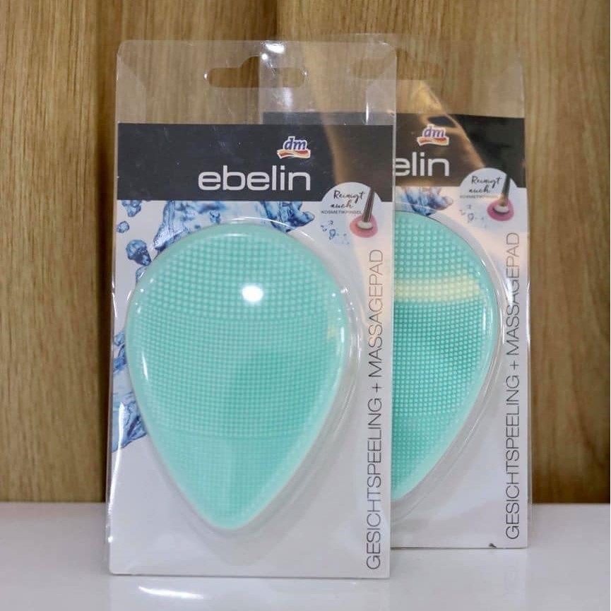 Miếng rửa mặt massage silicon Ebelin