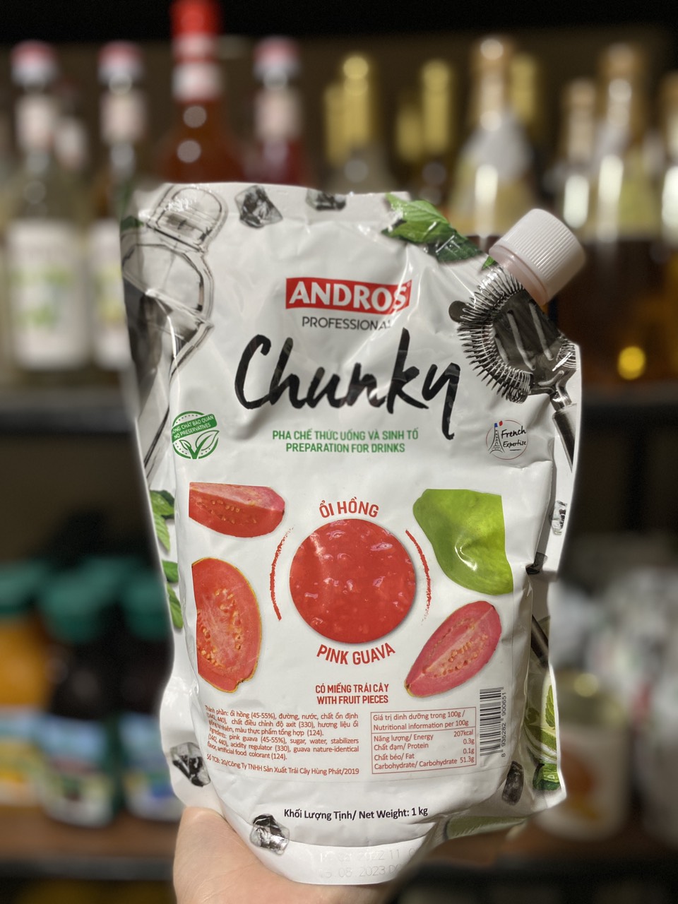 Mứt Ổi hồng Chunky gói 1kg