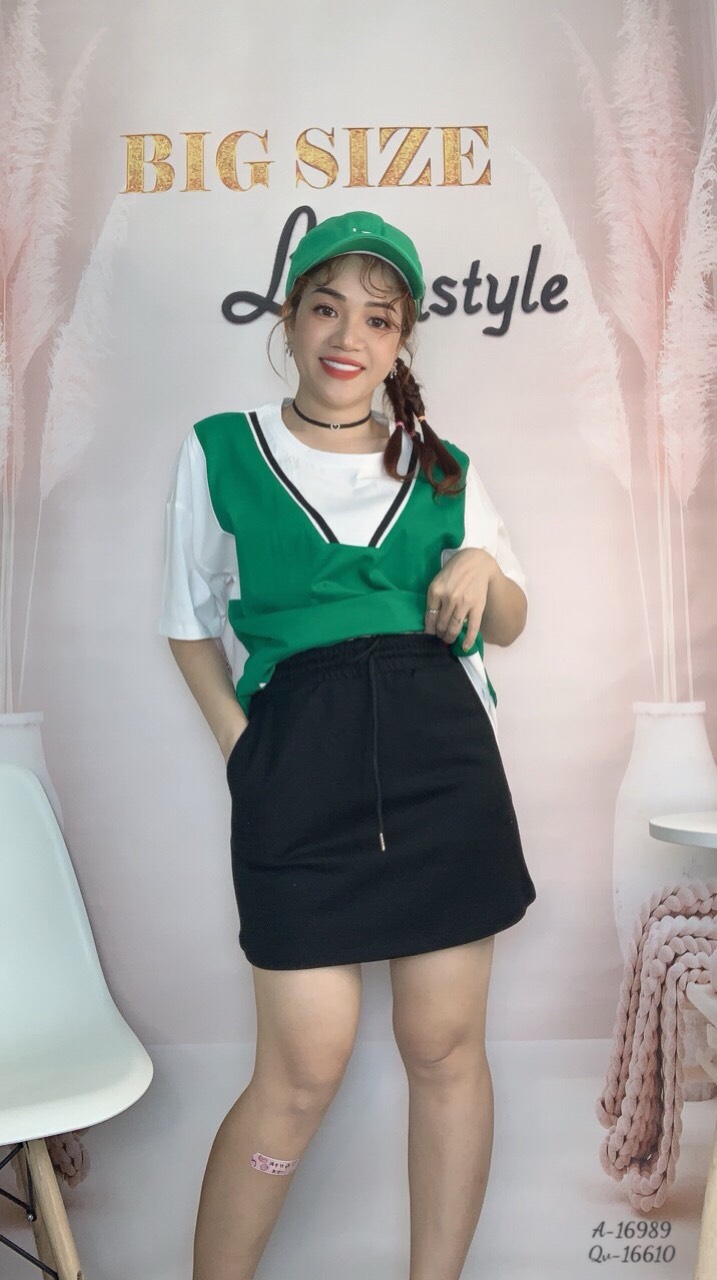 Quần Váy BIGSIZE Lưng Thun Thể Thao 16610