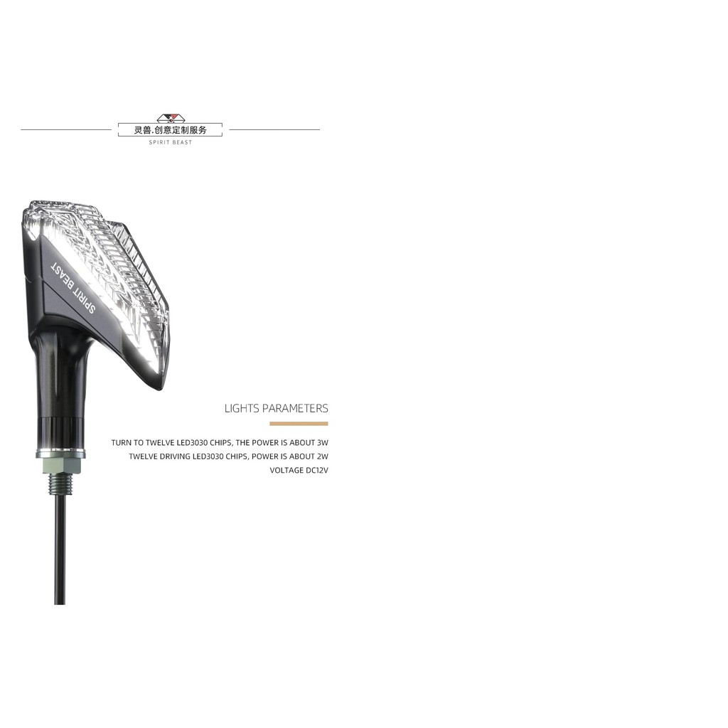 Xi Nhan Spirit Beast L29 đèn led xe máy