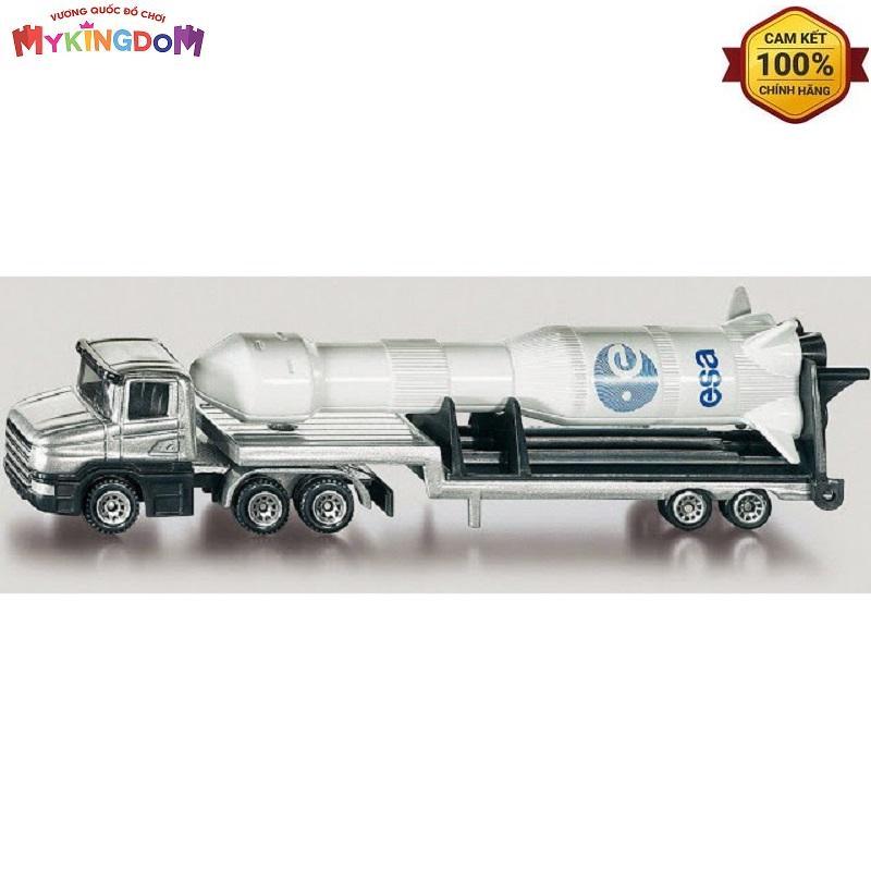 Đồ chơi xe tải sàn thấp và tên lửa SIKU 1614