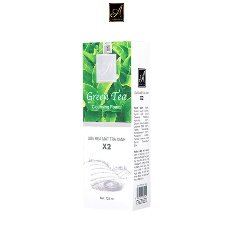 [Chính Hãng] Sữa Rửa Mặt Trà Xanh X2 Acosmetics Phương Anh