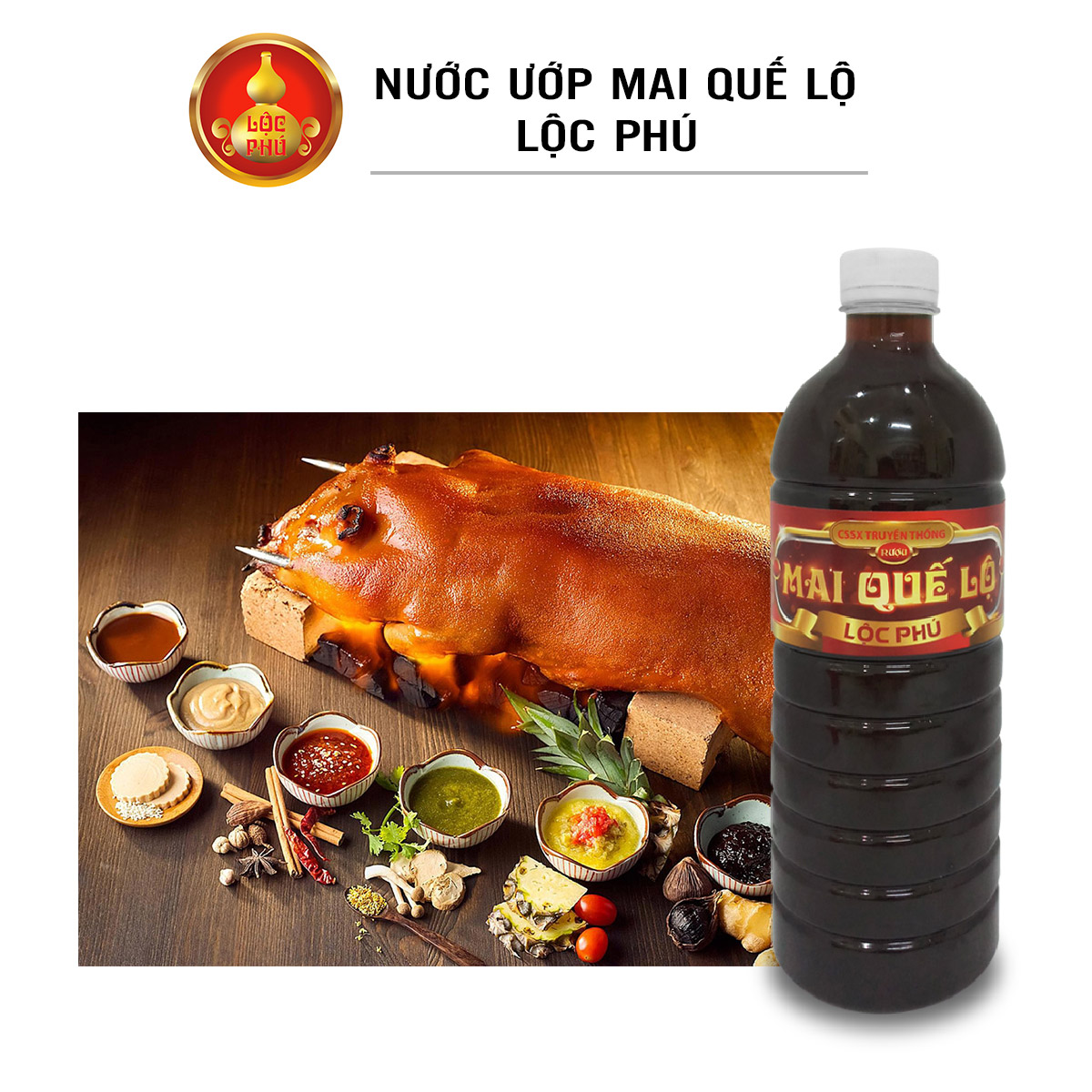 [HCM]Nước ướp Mai quế lộ LỘC PHÚ  (gia vị làm bánh trung thu)