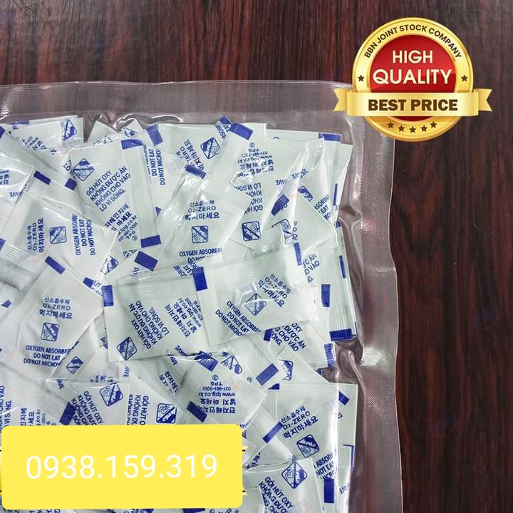 Túi hút oxy 60CC Hàn Quốc dành đóng gói thực phẩm (bộ 300 túi)