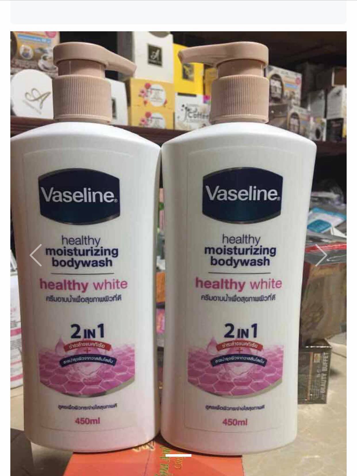 SỮA TẮM DƯỠNG ẨM VASELINE 2IN1 450ML THÁI LAN11244
