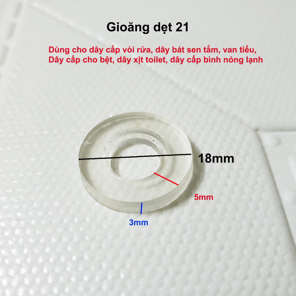 Bộ ron gioăng cao su 4 mẫu size phổ thông