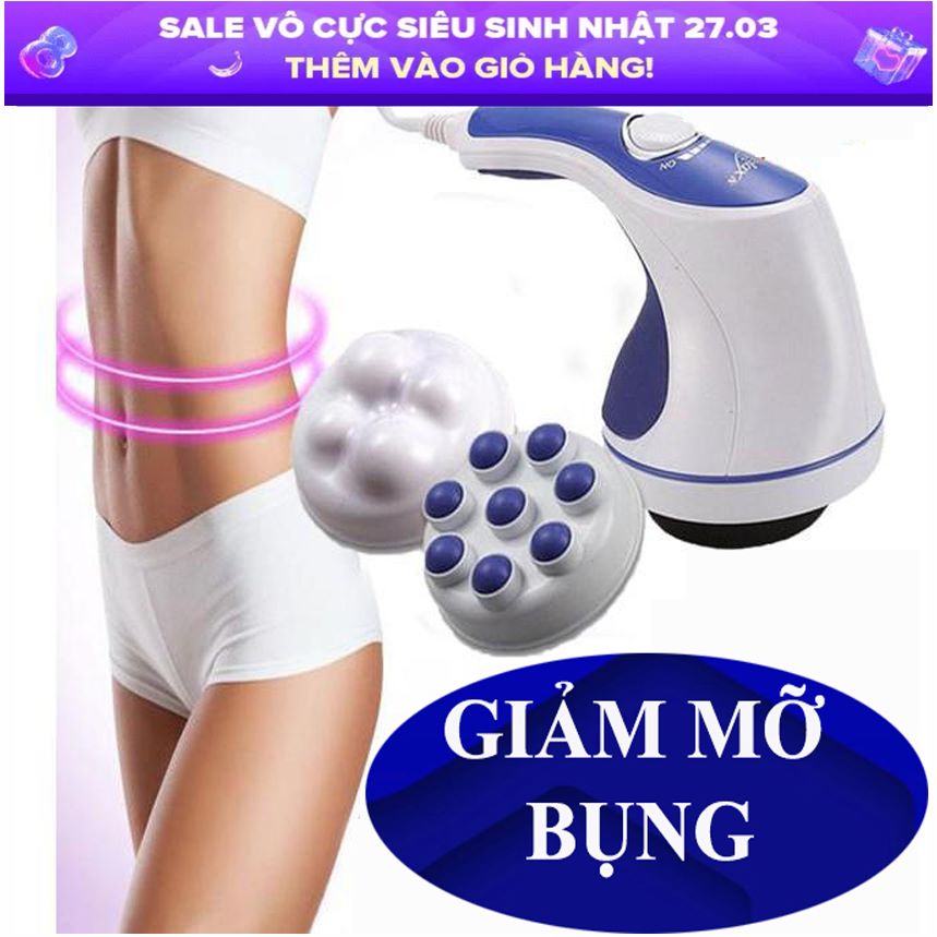 [HCM]Máy Massage cầm tay đánh tan mỡ bụng Máy matxa cầm tay RELAX .Massage tại các huyệt đạo ở các vị trí khác nhau trên cơ thể như cổ lưng vai tay chân…