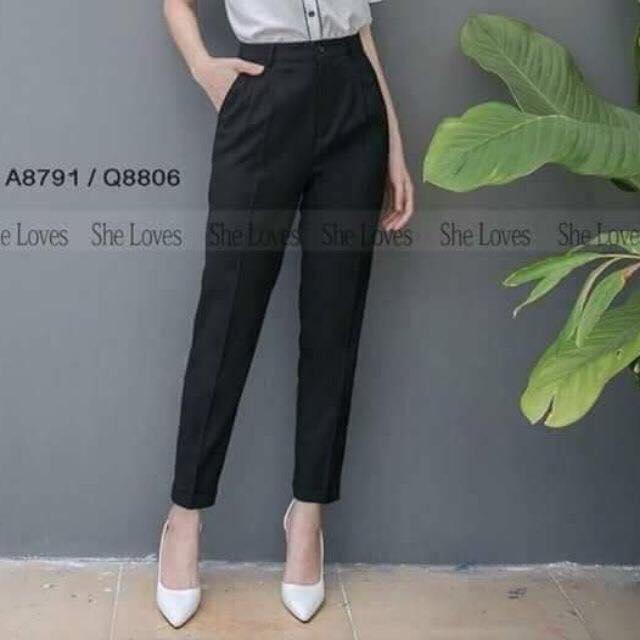 Quần tây nữ vải tuyết mưa