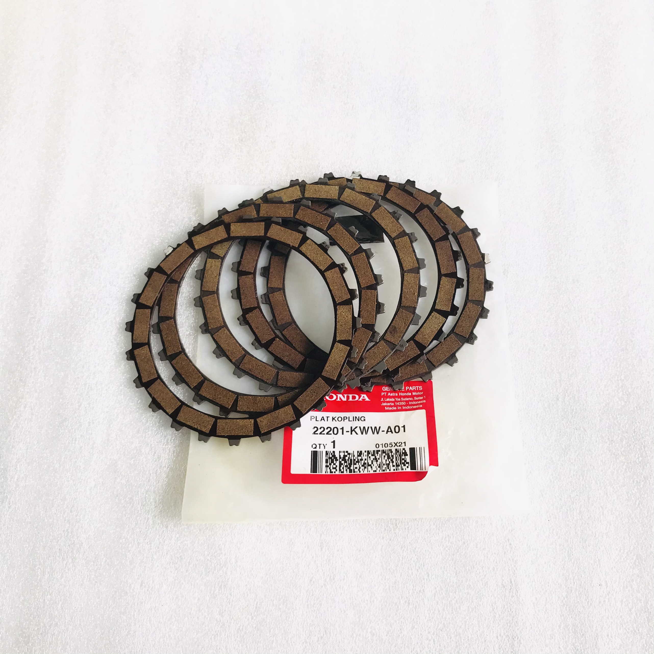 Bộ lá bố - lá sắt nồi sonic 150 - winner zin honda indo - 22201-kww-a01/ 22321-kww-742