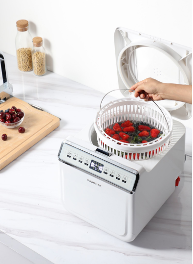 Máy Khử Độc Bằng Ozone Rửa Rau, Hoa Quả Và Thực Phẩm , Hải Sản, Chỉ Cần Bấm Nút Tự Động Rửa, Có Nhiều Chất Năng, Mua 2 Tặng 1, Nhắn Tin Tư Vấn Thêm