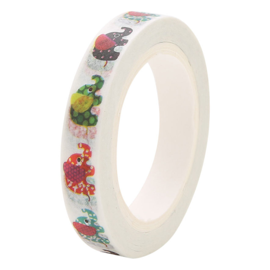 Băng Keo Giấy Trang Trí Washi Tape - The Elephant