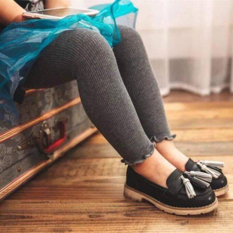 Quần tất cho bé len tăm gấu chạy bèo