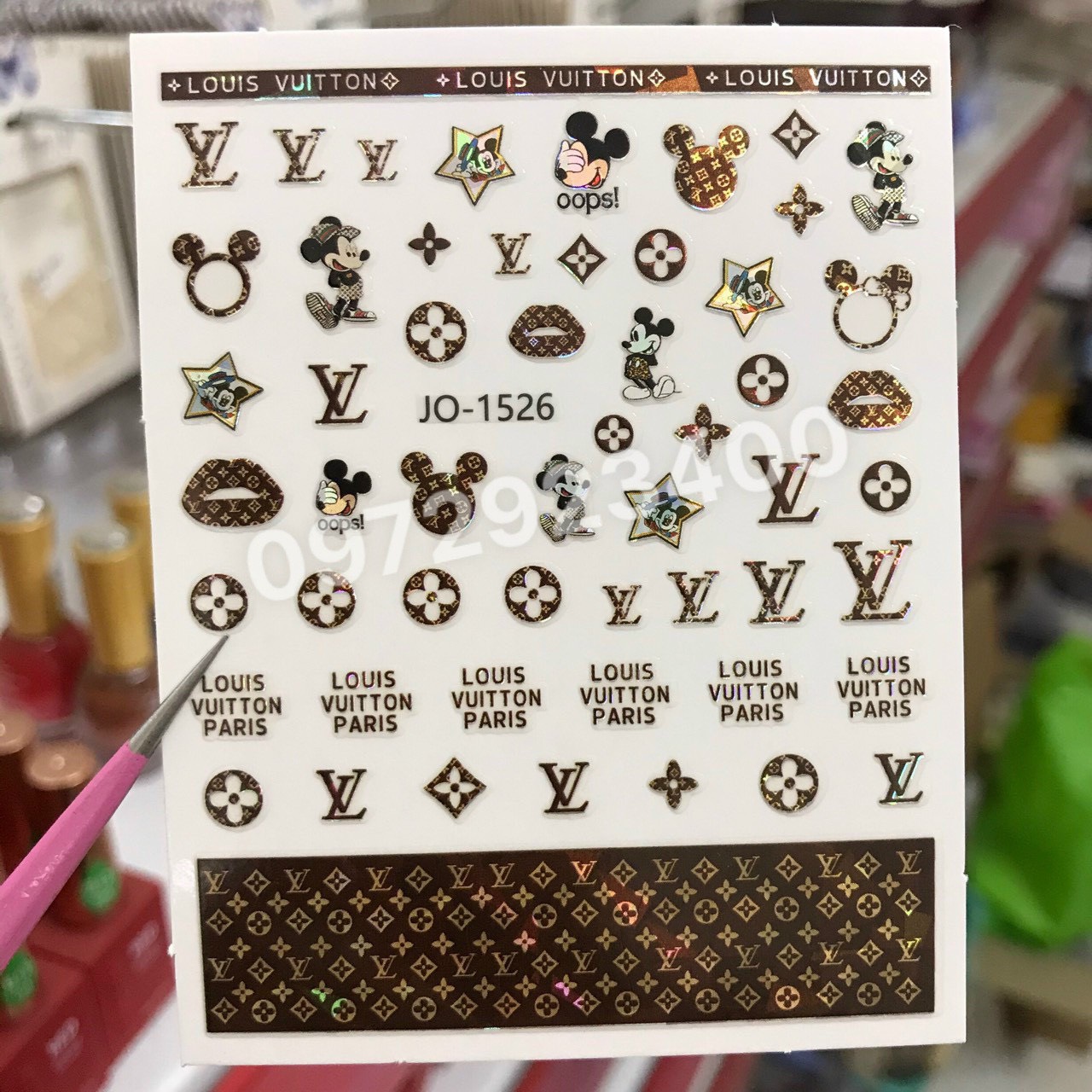 Sticker Dán Móng Hoạt Hình Cute - Mini Nails
