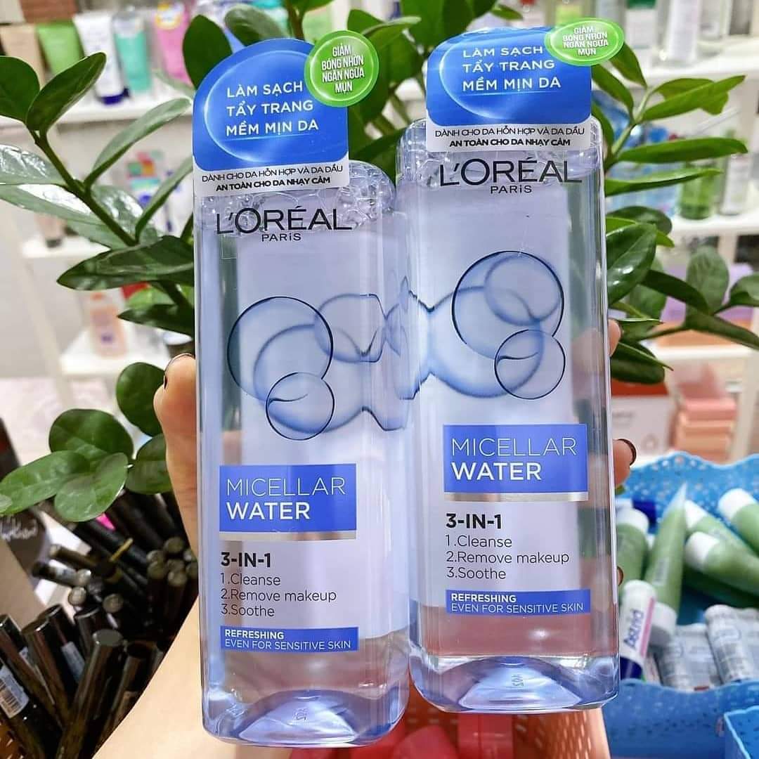 Nước tẩy trang Loreal - L'Oreal Paris 3-in-1 Micellar Water