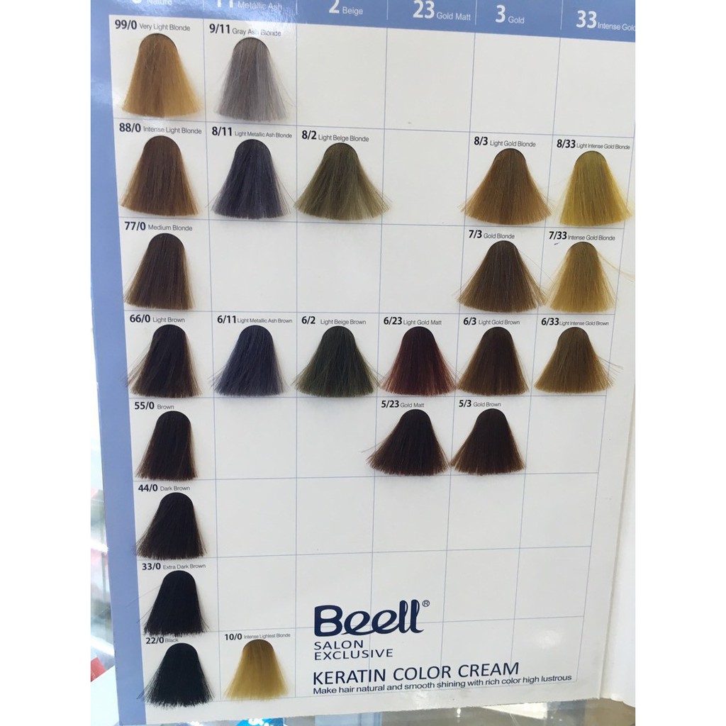 Thuốc nhuộm tóc Beell thời trang 100ml