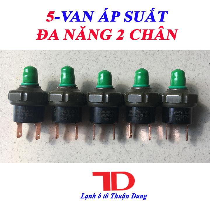 Combo 5 Van áp xuất 2 chân cắm dùng cho hệ thống điều hòa ô tô - Điện Lạnh Thuận Dung