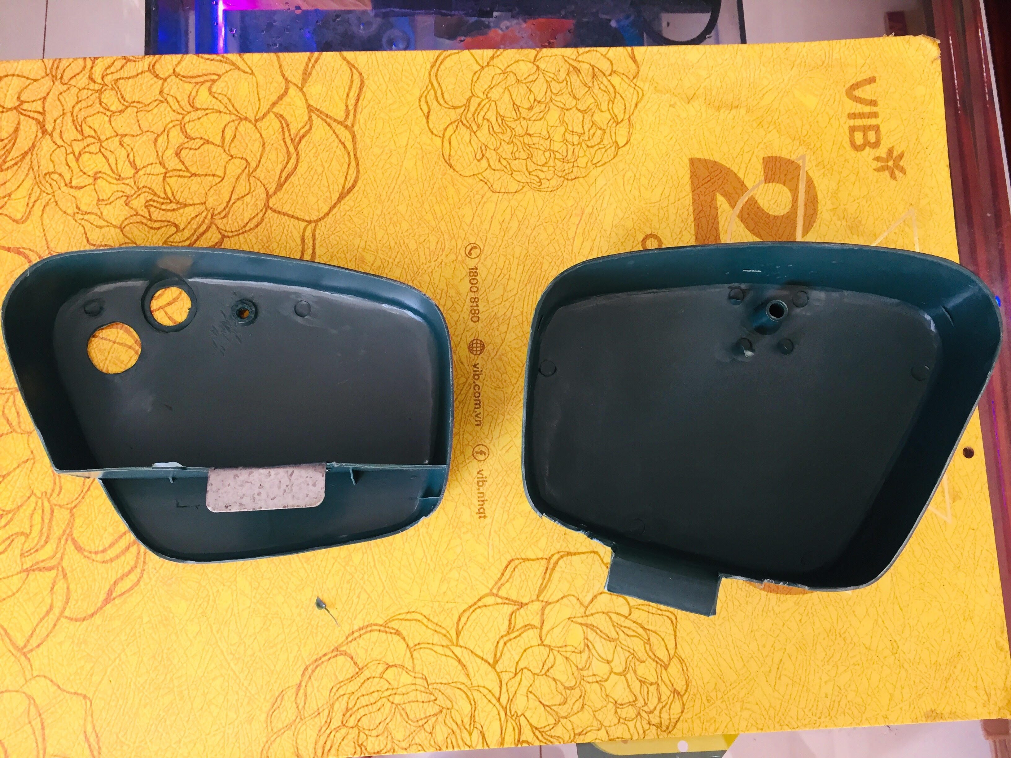 cặp nắp cốp cub 78 xanh đậu