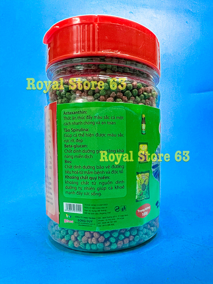 Orio (Hủ 100gram) Thái Lan Thức Ăn Cao Cấp Cho Cá Cảnh