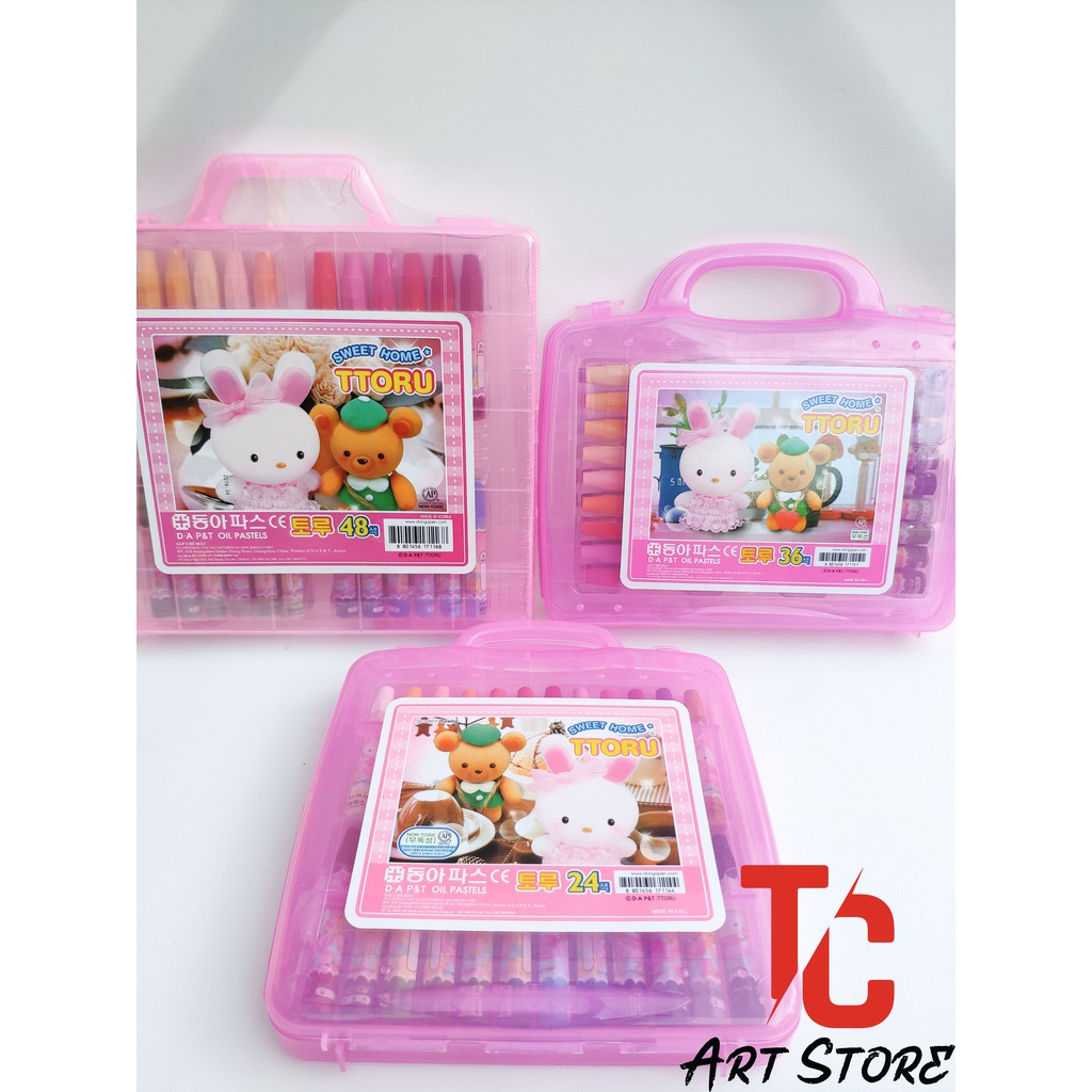 Bút Sáp Dầu 24/ 36/ 48 Màu Dooly