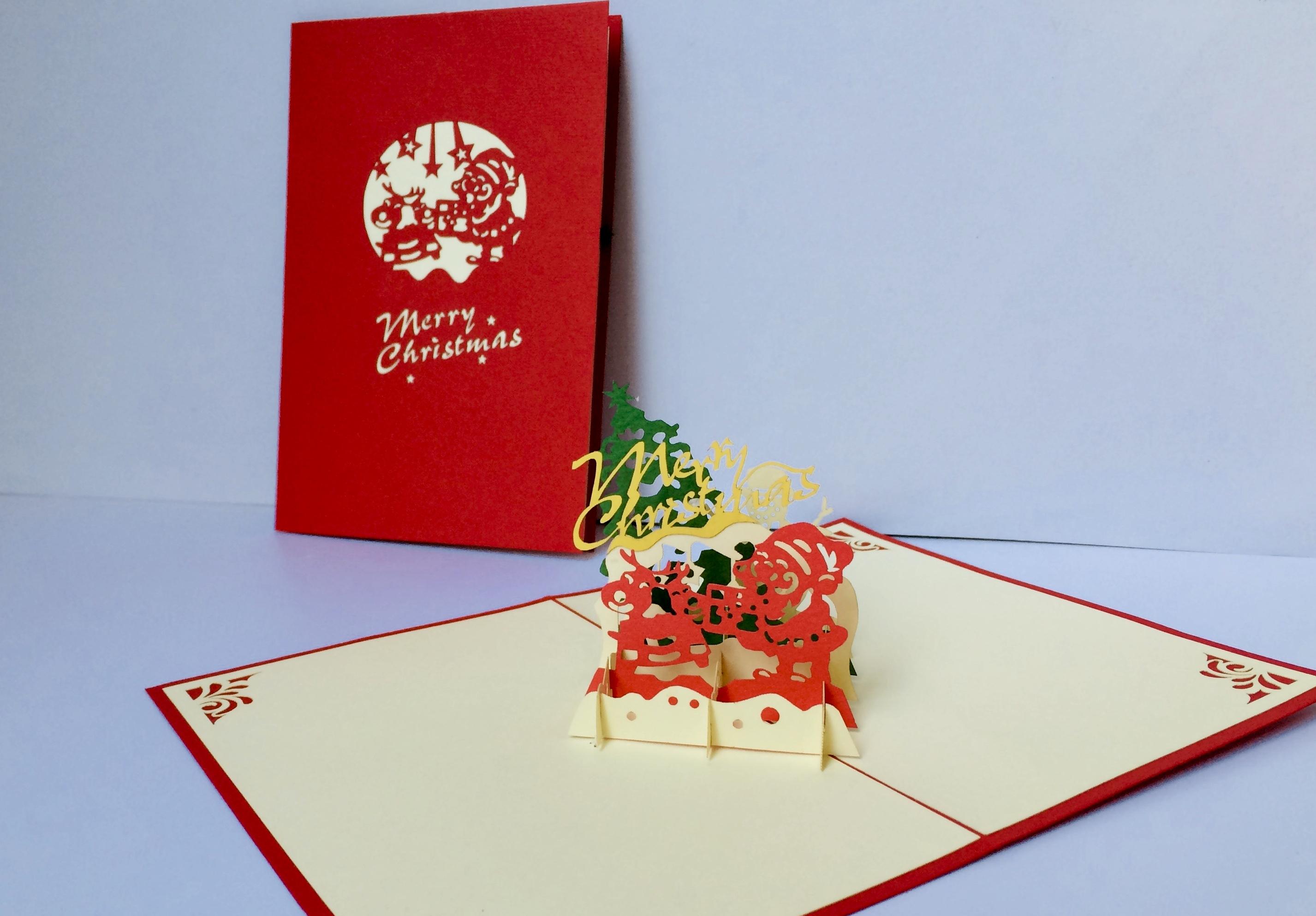 Santa 3 - Noel - 3D Card