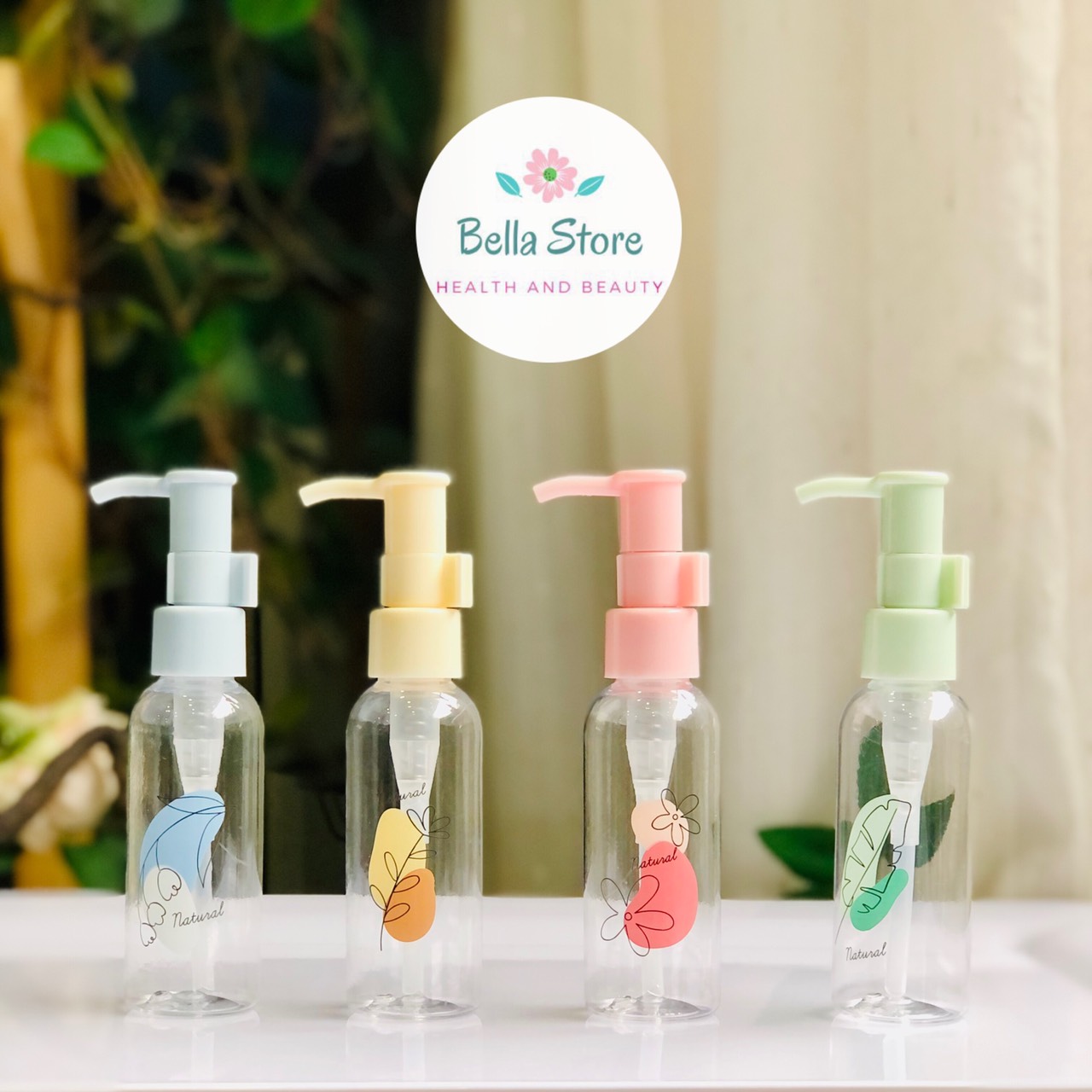 Chai vòi nhấn dễ thương 50ml 100ml