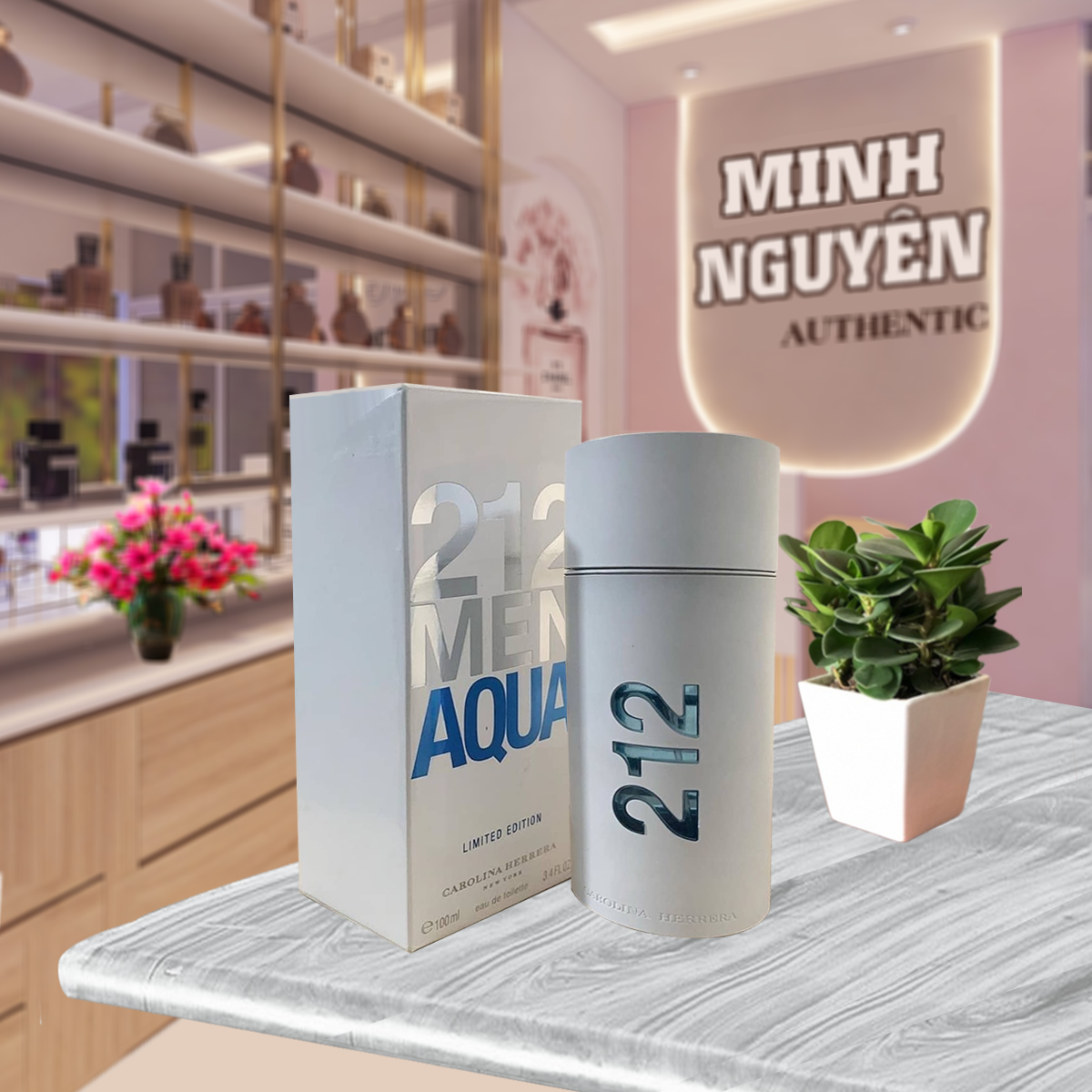 Nước Hoa 212 Men Aqua Carolina 100ml