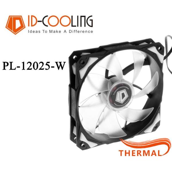 Bảng giá Quạt Fan Case 12cm ID-Cooling PL-12025 W [ThermalVN] - Led đẹp, 2200RPM, sức gió lớn Phong Vũ